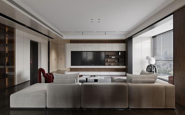 Buy cheap Modern TV Cabinet Custom TV Wall Unit White Lacquer Cabinet Fitted Living Room Furniture from wholesalers