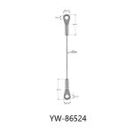 Rigging Rope Safety Wire Rope With Loop Lifting Slings 304 Stainless Steel
