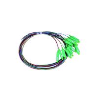 Buy cheap PVC LSZH APC SC Single Mode Pigtail 12 Colors Bundle Fiber Optic Pigtail product