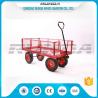 Buy cheap Transport Tool Garden Mesh Cart , Heavy Duty Garden Wagon Steel Tubular Handle from wholesalers