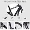 Buy cheap 7.9kg Lightweight Carbon Bike 44cm 47cm with 25C Tire from wholesalers