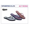 Buy cheap PE Womens Thong Slippers Basic White And Black from wholesalers