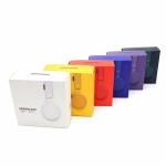hanged earphone color paper box with hook Luxury clear window headphone