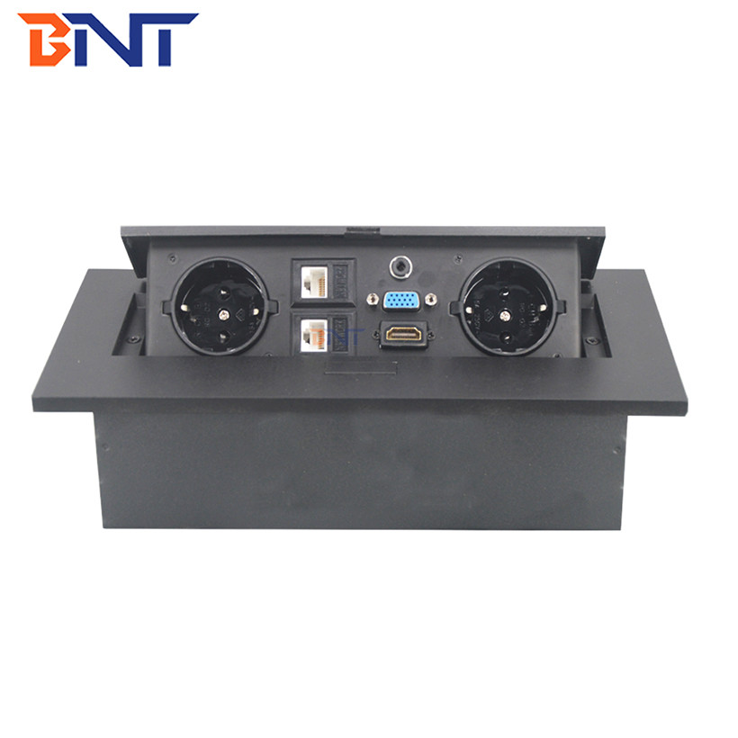 Quality BNT conference power data solution desktop pop up socket box for sale