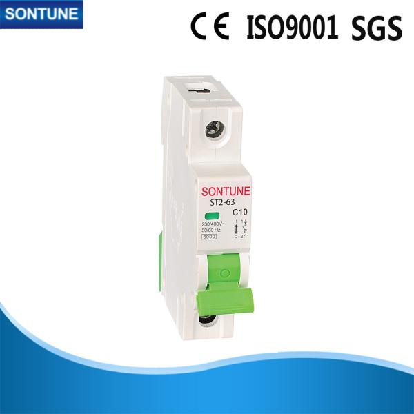 Buy cheap Single Pole MCB Circuit Breaker 32A High Breaking Capacity GB16917 Standard from wholesalers
