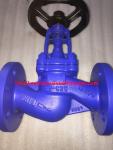 DIN standard PN16 PN40 cast steel bellows globe valve