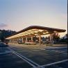 Buy cheap PU Roof 100-300m Prefabricated Steel Structure For Petrol Or Charging Station Roofing from wholesalers