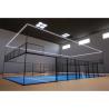 Buy cheap Panoramic Padel Fields Ground Tennis Court Standard Size 10*20m Customized Blue Tennis Court For Sports Facilities / Schools from wholesalers
