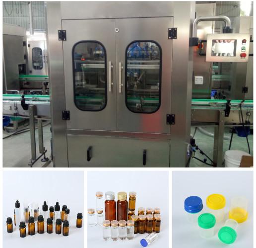 Buy cheap Small High Efficiency Pharmaceutical Liquid Filling Machines PLC Control from wholesalers