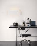 Modern Creative square wall lamp living room staircase bedroom bedside Black