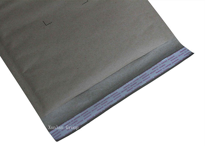 Multi Functional Kraft Paper Bubble Mailers Offset Printing With 2 Sealing Sides