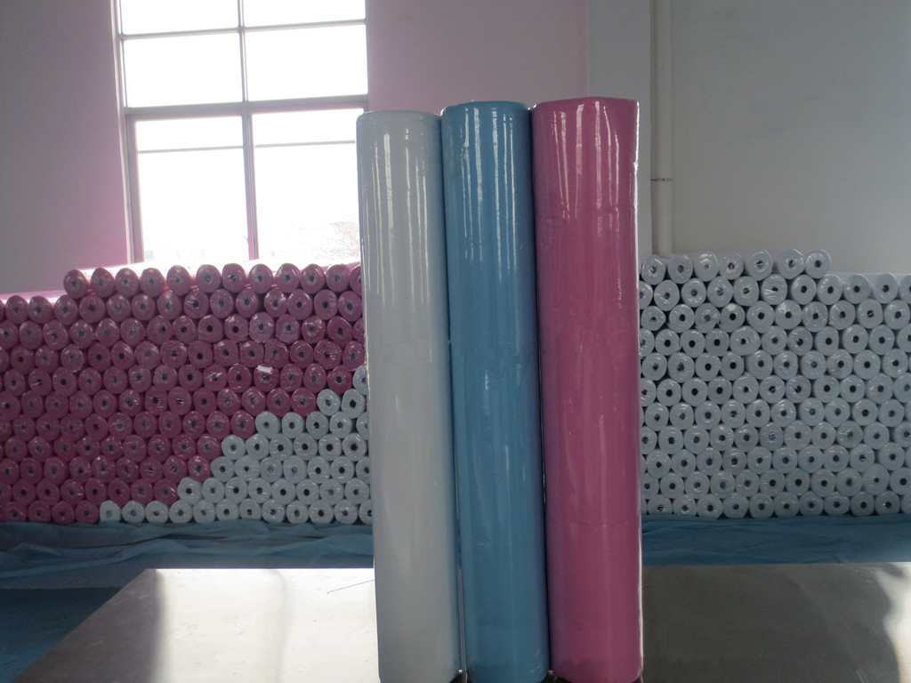 Plant 40GSM 35GSM PP PE SMS Disposable Mattress Cover
