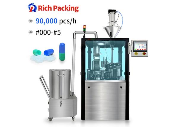 Buy cheap Automatic PLC Control Pharmaceutical Capsule Filling Machine 5.5KW Power from wholesalers