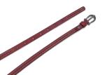 Adjustable Dress Casual Skinny Womens Genuine Leather Belt With Punching And