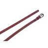 Buy cheap Adjustable Dress Casual Skinny Womens Genuine Leather Belt With Punching And Contrast Color Stitching from wholesalers