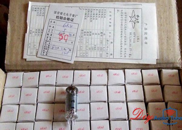 Buy cheap New Old Stock Pentode Vintage Vacuum Tubes 6K4 T Grade Replace EF93 6BA6 6K4П Vacuum Tubes from wholesalers