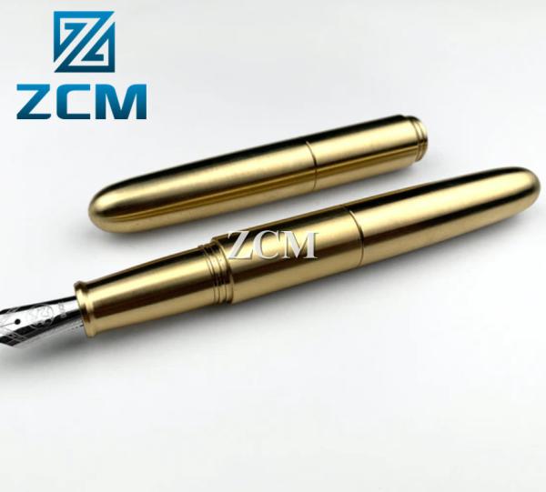 Buy cheap Ra 0.6 Finish 2 Shift CNC Turning Parts Brass Fountain Pens 180mm Length from wholesalers