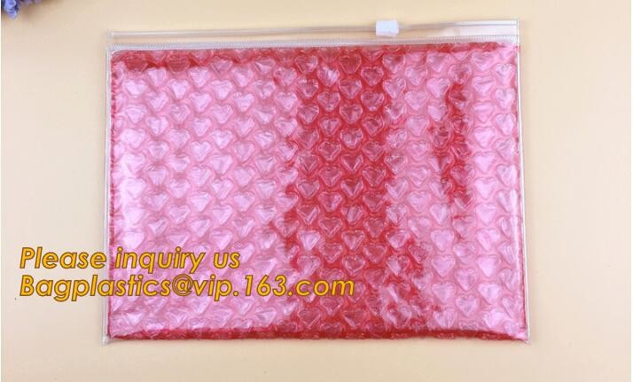 Custom Zip lockkk zipper bubble bag/bubble slider bag,Shielding Bag Aluminum Foil Bag Metallized Foil Bag Nylon Vacuum Bag