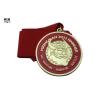 Buy cheap Long Distance Running Champion Custom Award Medals With Red Color Ribbon Lanyard from wholesalers