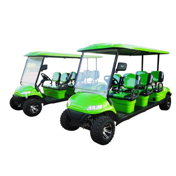 Buy cheap 590K Utility 6 Seater Golf Cart Off Road Tires For Club Hotel from wholesalers