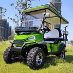 Green Electric Golf Cart 50km Range Electric LSV Aetric Golf Cart With Battery