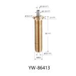 Long Cylindrical Smart Hanging Cable Gripper 9x58mm Brass Material YW86412