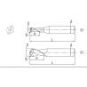 Buy cheap EX Long P50-2B 3mm Ball Nose Cutter Polished 2 Flute Ball Nose End Mill from wholesalers