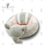 Stuffed Baby Infant Sitting Chair Warm Elephant Plush Animal Seat 53cm