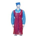 Lint Free Disposable PE Apron No Sleeves Plastic Wearing For Kitchen Food