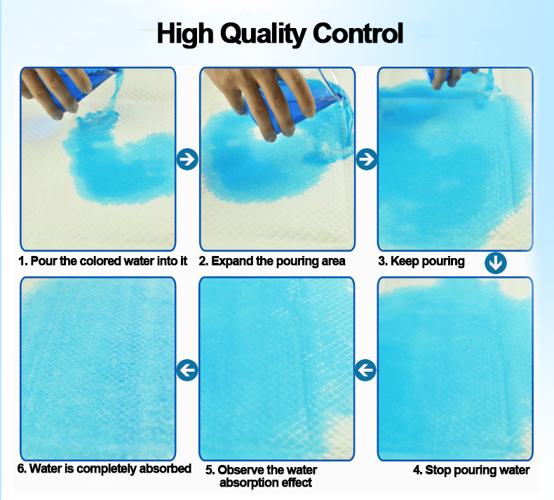 Extra Large Absorbent Dog Training Pee Pads 60x90 60x60 60x45 with Soft Nowoven Frabic