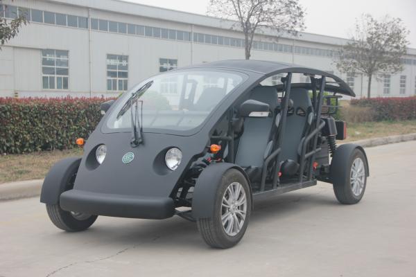 Buy cheap Black 4 Person Custom Electric Golf Cart Utility Vehicle 40KM/H Max Speed from wholesalers