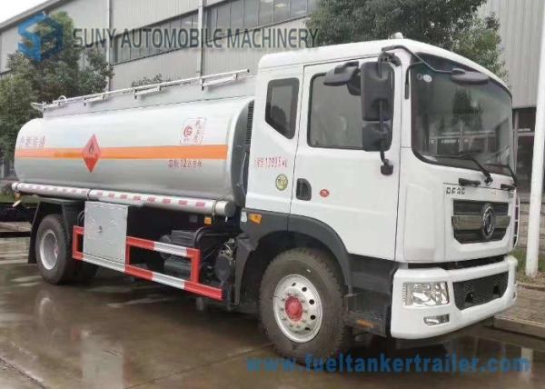 Buy cheap 12m3 Stainless Steel Tanker Trailers , Small Fuel Tanker Truck 80 Km/H Max Speed from wholesalers