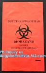 Yellow infectious medical waste disposal plastic bag Biohazard garbage bags,