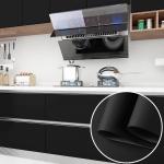Self-adhesion Sticker Wallpapers in Black for Waterproof Home Decor