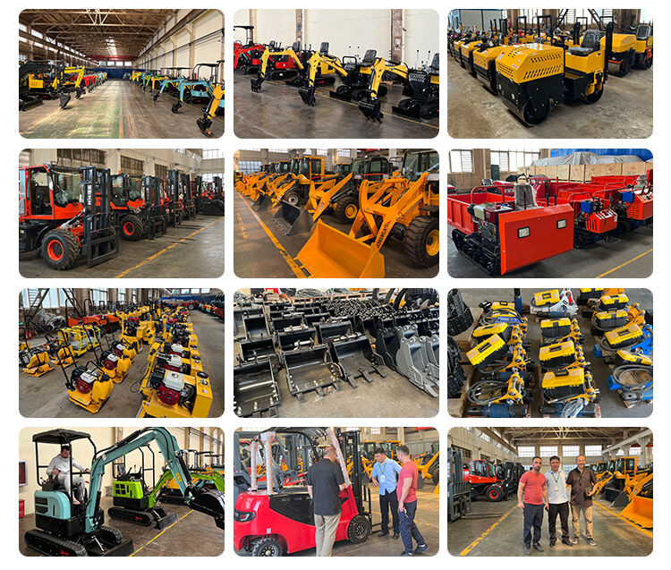 Multi Function 700kg Rated Load Mini Skid Steer Loader 21kw Tracked Excavator