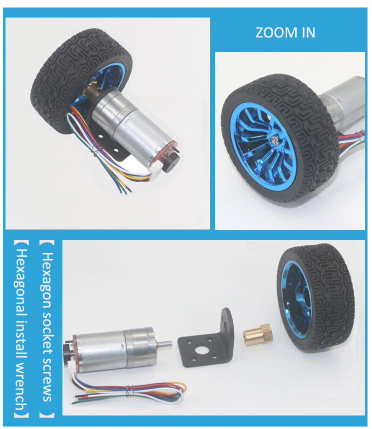 1.57W DC Planetary Gear Motor Four Wheel Drive 200rpm For Toy Car