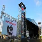 P5 Standard 640mmx640mm Full Color Indoor Hanging LED Display In Die-Cast