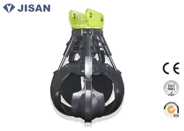 Quality CAT320 Excavator Hydraulic Orange Peel Grab Rotary Max Grapping Capacity for sale