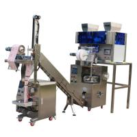 Buy cheap nylon filter mesh pyramid green tea bags packing machine product