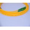 Buy cheap Duplex 3.0mm Fiber Optic Jumper Cables E2000 APC To E2000 APC Yellow Color from wholesalers