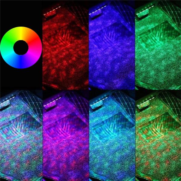 Buy cheap RGB 14.5cm 3.2LM 4pcs USB LED Car Strip Lights from wholesalers