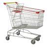 Buy cheap 4 Wheel Q235 Steel Folding Push Shopping Trolley For Supermarket Grocery from wholesalers