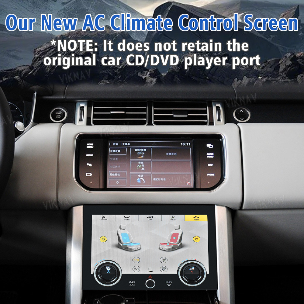 Car air Conditioning Panel For Land Range Rover Vogue L405 2013-2017 10.4 inch Climate Board AC Panel Touch Screen Car R