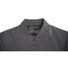 Buy cheap Dark Grey Mens Casual Blazer Jacket Stand Collar Tunic Suit Viscose Fabric Type from wholesalers