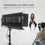 Ac Power Video Lighting Led 200w Soft Panel Studio Light Kit Cct Mode For Film
