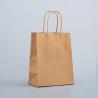 Buy cheap Custom Size Large Baking Bread Shopping Kraft Paper Bag with Customized Logo and Paper from wholesalers