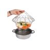 Buy cheap 23cm Stainless Steel Mesh Filter Baskets Strainer 150g Silver from wholesalers
