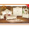 Buy cheap american style antique french provincial ready to assemble platform bedroom furniture queen bed sets on sale from wholesalers