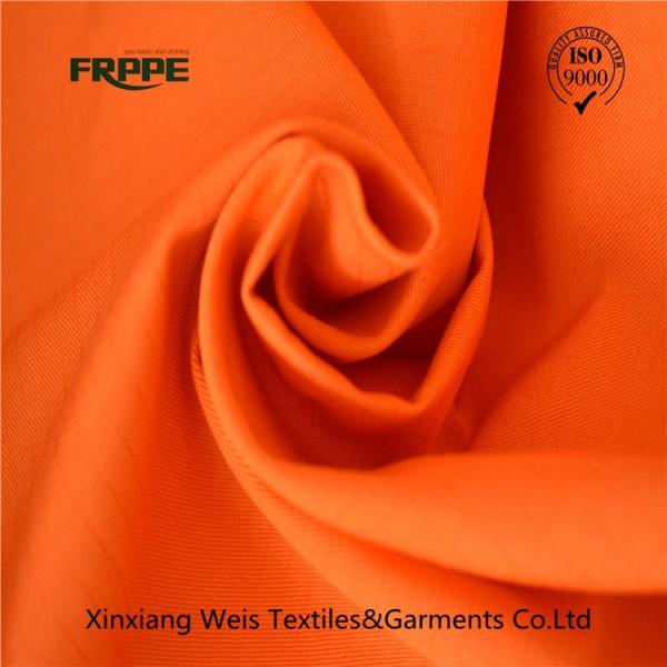 Buy cheap Orange 92% Cotton 8% Polyester CVC Forest 300gsm Fire Resistant Fabric from wholesalers