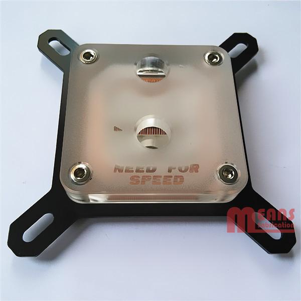 Buy cheap The high quality CPU Water block,Radiator,MS-055-AC,Acrylic/Carbon steel/Red copper.Rohs from wholesalers